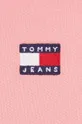 różowy Tommy Jeans bluza bawełniana