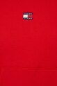 Tommy Jeans bluza bawełniana DW0DW17326 czerwony