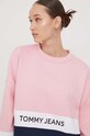 Tommy Jeans bluza różowy DW0DW17705