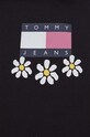 Tommy Jeans pamut melegítőfelső DW0DW17708 fekete