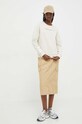 Mikina Tommy Jeans DW0DW17323 béžová AW24
