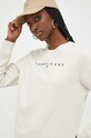 Mikina Tommy Jeans béžová DW0DW17323