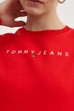 Tommy Jeans bluza DW0DW17323 czerwony