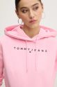 Tommy Jeans bluza różowy DW0DW17324