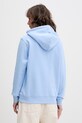 Odzież Tommy Jeans bluza z kapturem damska bawełniana z elastanem DW0DW17324 niebieski