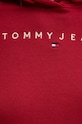 Mikina Tommy Jeans DW0DW17324 burgundské