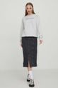 Tommy Jeans bluza bawełniana DW0DW17327 szary SS24