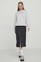 Tommy Jeans bluza bawełniana DW0DW17327 szary SS24