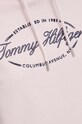 Tommy Hilfiger bluza bawełniana WW0WW41037 różowy