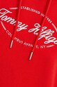 Tommy Hilfiger bluza bawełniana WW0WW41037 czerwony