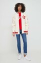 Tommy Hilfiger bluza bawełniana WW0WW41052 czerwony SS24