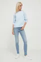 Mikina Calvin Klein Jeans modrá