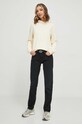 Calvin Klein Jeans bluza J20J223227 żółty SS24