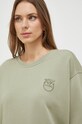 Pinko hanorac de bumbac verde 101831.A1N7