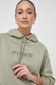 Pinko bluza bawełniana zielony 101685.A1N7