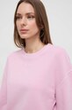 Pinko hanorac de bumbac roz 103056.A1OF
