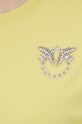 Pinko bluza bawełniana 102827.A1R8 żółty