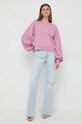 Pinko bluza bawełniana 102827.A1R8 różowy AA00