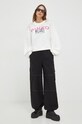 Pinko bluza bawełniana 102827.A1LU beżowy SS24