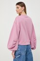 Odzież Pinko bluza bawełniana 102827.A1LU różowy