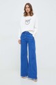 Pinko bluza bawełniana 100534.A1R8 beżowy SS24