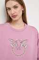 Pinko bluza bawełniana różowy 100534.A1R8