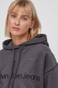 Bavlnená mikina Calvin Klein Jeans sivá J20J222540