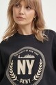Dkny hanorac de bumbac negru D2A4A027