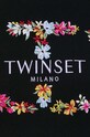 Bavlněná mikina Twinset 241TP2670 černá