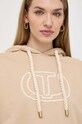 Twinset bluza bawełniana beżowy 241TP3434