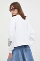 Odzież Iceberg bluza bawełniana E011.6300 biały