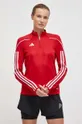 adidas Performance bluzka czerwony