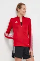 piros adidas Performance edzős pulóver Tiro 23 Női