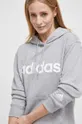 sivá Bavlnená mikina adidas