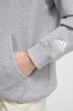 Bavlněná mikina adidas IC6884 šedá