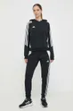 adidas Performance edzős pulóver Tiro24 fekete