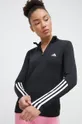 fekete adidas Performance edzős pulóver Hyperglam Női