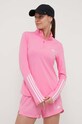 Кофта для тренинга adidas Performance Hyperglam с эластаном розовый IN6843