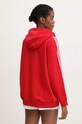 Odzież adidas Originals bluza 3-Stripes Hoodie OS IN8397 czerwony