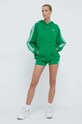Кофта adidas Originals 3-Stripes Hoodie OS IN8398 зелений SS24