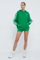 adidas Originals bluză 3-Stripes Hoodie OS verde