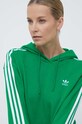 Кофта adidas Originals 3-Stripes Hoodie OS зелений IN8398