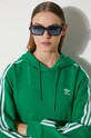 Mikina adidas Originals 3-Stripes Hoodie OS IN8398 zelená