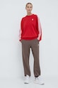 adidas Originals bluza 3-Stripes Crew OS IN8487 czerwony SS24