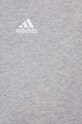 Памучен суичър adidas сив IN9931