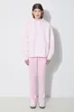 Dukserica adidas Originals Adicolor Essentials Boyfriend Hoodie roza
