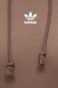 adidas Originals hanorac de bumbac IR5936 maro