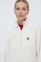 adidas Originals bluza Essentials Halfzip Sweatshirt beżowy IR5940