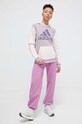 Суичър adidas IR9340 виолетов SS24