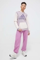 adidas felpa violetto